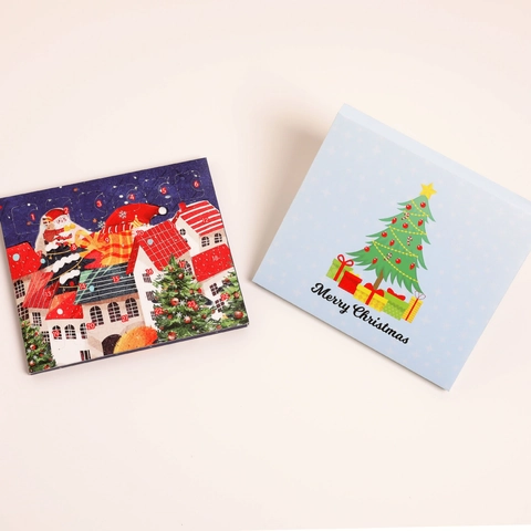 Christmas Advent Calendar Countdown DIY Bracelet Making Kit For Girls Women Alloy Charm Jewelry Festive Gift Box Set