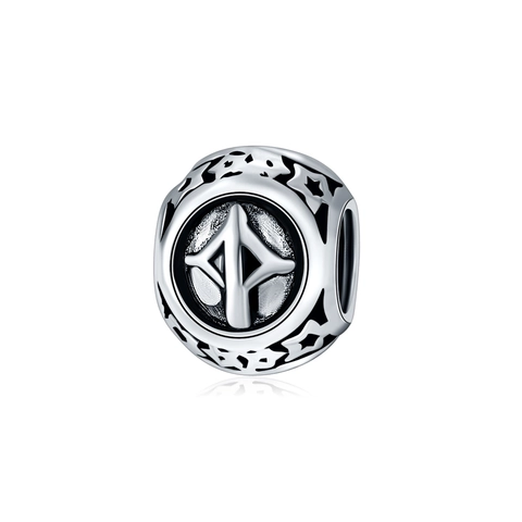 Vintage Alloy 12 Constellation Beads For DIY Bracelet Necklace Making Totem Zodiac Sign Spacer Charms For Women Jewelry