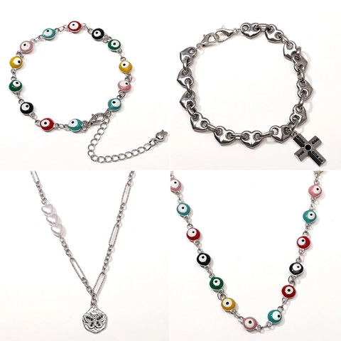 Stainless Steel Jewelry Making Chains For Necklace Bracelet DIY Heart Sunflower Pattern Embossed Metal Chain Links Accessory