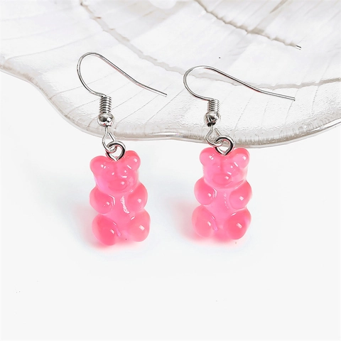 Perline in Acrilico a Forma di Orsetto per Creazione Gioielli DIY Perline Colorate a Forma di Animale per Bracciali Collane Accessori