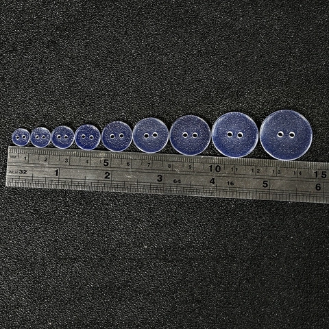 Clear Round Plastic Buttons DIY Jewelry Making Accessories Transparent Resin Buttons For Shirt Sewing Crafts Kids Clothes