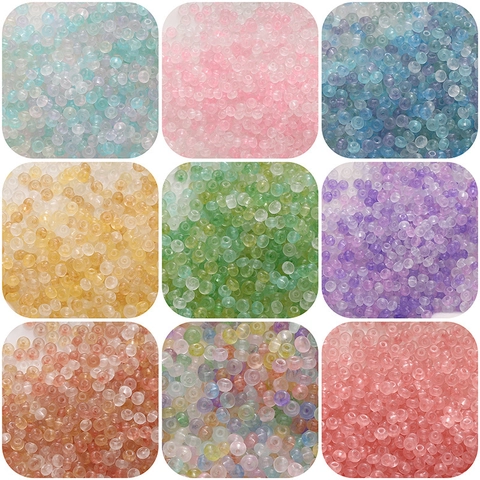 Colorful Abacus Shape Glass Seed Beads For DIY Jewelry Making Handmade Bracelet Necklace Phone Chain Accessories For Women