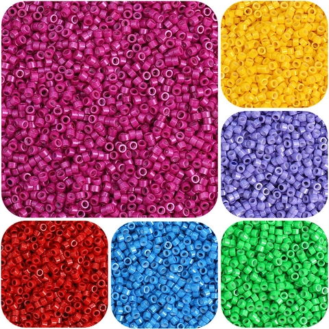 Effen Kleur Glas Kraaltjes Cilindrische Buis Afstandskralen Voor DIY Armband Ketting Handgemaakte Sieraden Maken Accessoires
