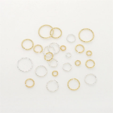 Anneaux de Jonction Ouverts Torsadés Or Rempli 14K Plaqué Argent Connecteurs pour Création de Bijoux Bracelet Collier