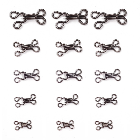Metal Hook And Eye Fasteners Invisible Closure Sewing Accessories For Underwear Coats Pants DIY Craft Clothing Hooks