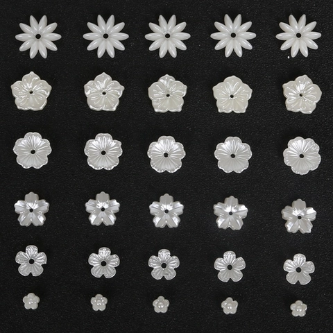 ABS Imitatie Kunstparel Kralen Voor DIY Sieraden Maken Strik Hart Ster Bloem Vormen Handgemaakte Haaraccessoires Handwerk Benodigdheden