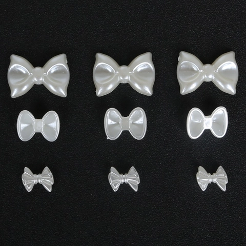 ABS Imitatie Kunstparel Kralen Voor DIY Sieraden Maken Strik Hart Ster Bloem Vormen Handgemaakte Haaraccessoires Handwerk Benodigdheden