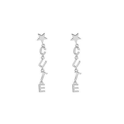 Orecchini a Pendente in Lega con Zirconi a Cuore e Stella per Donna Oro Argento Albero della Vita Scarabeo Orecchini a Bottone Gioielli Moda Regalo