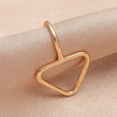 Minimalist Geometric Alloy Non Piercing Nose Cuffs U Shaped Spiral Wave Twist Nose Ring Clip On Jewelry For Women Party