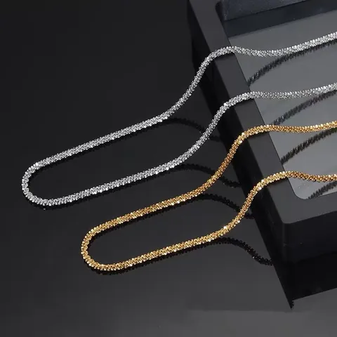 Minimalistische 316L Edelstahl Sternenhimmel Halskette Für Herren Damen Hochglanzpoliert Funkelnder Halsschmuck Geschenk