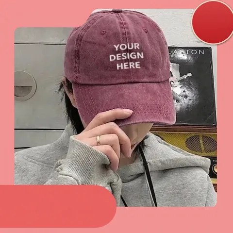 Baseball Cap Washed Cotton Retro Vintage Soft Top Sun Protection Breathable Adjustable Metal Buckle Casual Outdoor Hat Men Women