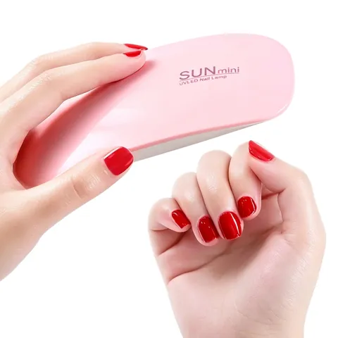 Mini Lámpara De Uñas UV LED Portátil Forma De Ratón Plegable Secador De Uñas Con USB Herramienta De Belleza Profesional