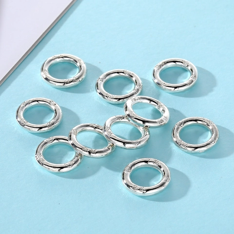 Vintage Zinc Alloy Peace Fortune Round Charm Pendant For DIY Jewelry Making Handmade Bracelet Necklace Accessories