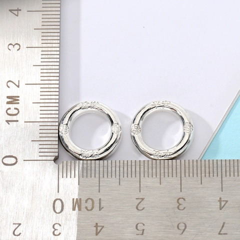 Vintage Zinc Alloy Peace Fortune Round Charm Pendant For DIY Jewelry Making Handmade Bracelet Necklace Accessories