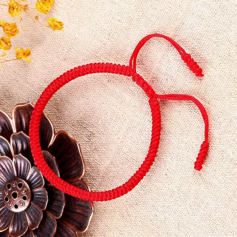 Juego de Pulseras de Cuerda Trenzada a Mano Para Hombres Mujeres Vintage Nudo Vajra Estilo Étnico Ajustable Cordón Colorido Joyas