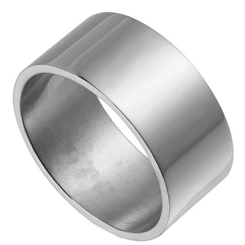 Unisex Wide Stainless Steel Band Ring High Polished Mirror Finish Plain Comfort Fit Wedding Engagement Finger Ring For Men Women