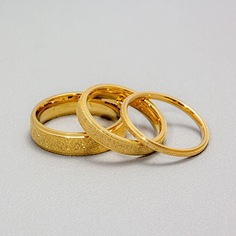 Anello Minimalista In Acciaio Inossidabile Satinato Per Uomo E Donna Moda Finitura Opaca Anello Semplice Gioielli Pendolari Regalo