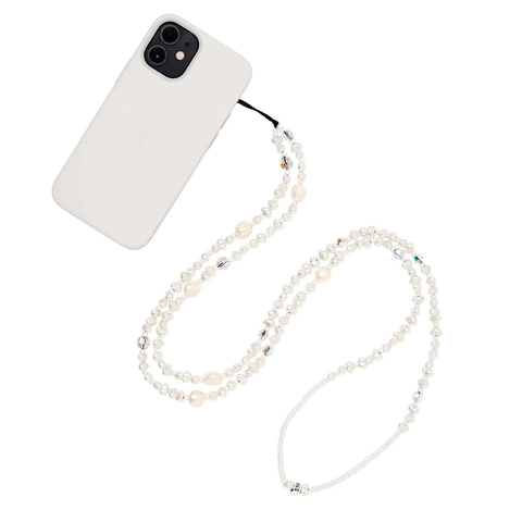 Catena per Telefono in Pasta Polimerica Colorata Fatta a Mano Cordino a Tracolla Con Malocchio Stella Fiore Unisex
