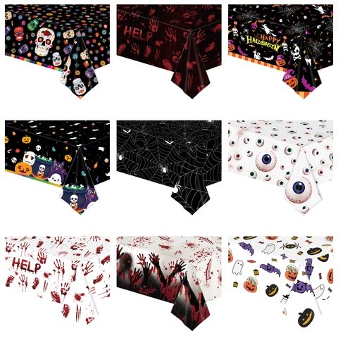 Juego De Vajilla Para Fiesta De Halloween Platos De Papel Desechables Servilletas Vasos Cubiertos De Plástico Calabaza