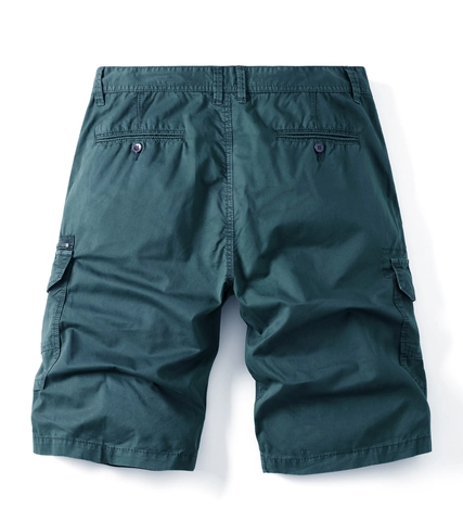 Pantaloncini Cargo da Uomo in Cotone Multi Tasca Estivi Casual Vestibilità Comoda Pantaloni da Spiaggia Urban Military Style Pantaloni