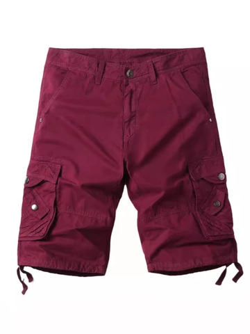 Pantalones Cortos Cargo Hombre Algodón Multi Bolsillos Outdoor Casual Pantalones Tácticos Camuflaje Para Hombres Verano