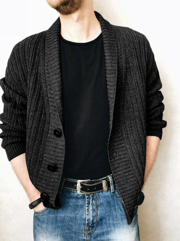 Anδρικό Casual V-Neck Ζακέτα Πουλόβερ Μακρύ Μανίκι Κουμπί Πλεκτά Μονόχρωμο Φθινόπωρο Χειμώνας Μόδα