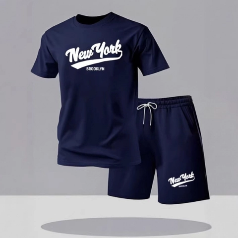 Herren Sommer Mesh Sport Set Buchstaben Druck Kurzarm T-Shirt Und Shorts Zwei Teiler Lässiger Trainingsanzug Outfits