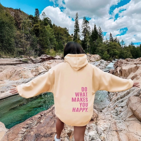 Women Loose Fleece Lined Hoodie Letter Print Long Sleeve Hooded Sweatshirt Streetwear Pullover With Pocket For Ladies Casual