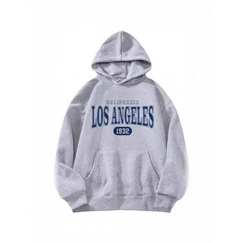 Heren Vintage American College Stijl Hoodie Met Capuchon Katoenmix Fleece Gevoerd Pullover Hoodie Met Kangoeroezak Letterprint Voor Herfst Winter Casual Dagelijks Gebruik