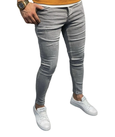 Herren Skinny Jeans Slim Fit Denim Hose Mit Stretch Stoff Baumwollmischung Lässige Lange Hosen Für Junge Männer Western Mode