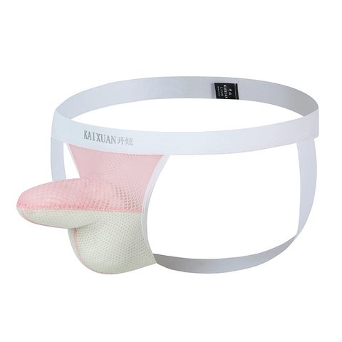 Σέξι Ανδρικό Εσώρουχο Jockstrap Αναπνεύσιμο Διάτρητο Πλέγμα Ανόρθωση Γλουτών Αθλητική Υποστήριξη Χαμηλή Μέση