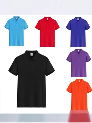 Herren Kurzarm Polo Shirt Atmungsaktives Polyester Einfarbig Lässig Sport Revers Top Für Sommer Alltag Mode Kleidung
