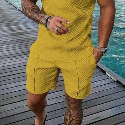 Pantalones Cortos Casuales de Verano para Hombre Estampado 3D Textura Geométrica Pantalones de Playa Cintura Elástica Transpirables Moda