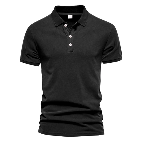Herren Mode Einfarbig Kurzarm Polo Shirt Sommer Slim Fit Sport Casual Umlegekragen Knopf Top Herren Bekleidung
