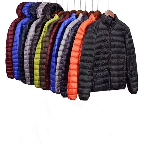 Leichte Gesteppte Wattierte Herrenjacke Mit Kapuze Stehkragen Winddichte Baumwolle Oberbekleidung Winter Casual Kurzmantel Für Jugendliche