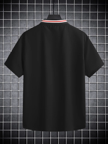 Camicia da Uomo in Stile Baseball Poliestere Stampa Player 99 Manica Corta Scollo a V Streetwear Sportivo Casual Estate