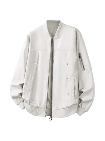 Chaqueta Bomber Hombre American Vintage Cortavientos Ligera Cremallera Casual Chaqueta de Vuelo Ropa de Abrigo Moda Tallas Grandes Abrigo Hombre