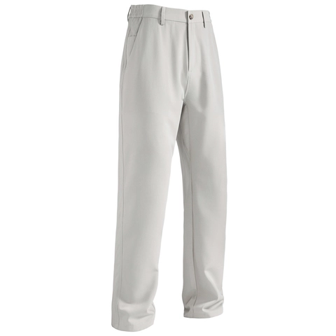 Pantaloni Casual da Uomo Vita Elastica Gamba Dritta Misto Poliestere Viscosa Tinta Unita Pantaloni Smart Casual per Ufficio