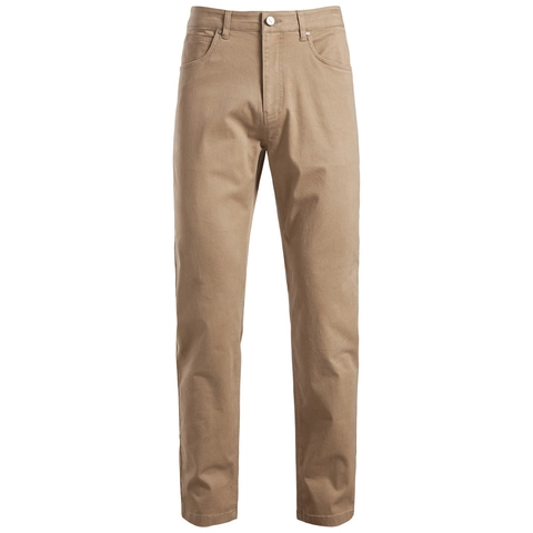AIOPESON Men Casual Straight Pants Cotton Spandex Breathable Mid Waist Chino Trousers Solid Color Classic Men Bottoms