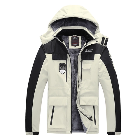 Winter Kapuzenjacke In Übergröße Winddicht Dick Gefütterte Fleece Outdoorjacke Wattierter Parka Für Herren Und Damen Casual Outwear