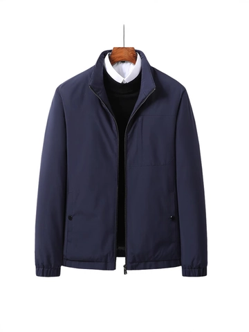 Herren Business Casual Stehkragen Daunenjacke 90% Weiße Entendaunen Warm Winddicht Wintermantel Pufferjacke Für Männer
