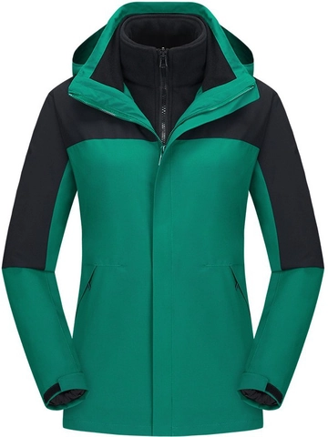 Waterdichte Winddichte Outdoorjas Met Uitneembare Voering Ademende Jas Met Capuchon Voor Bergbeklimmen Voor Heren Dames
