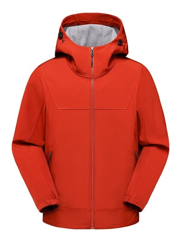 Giacca Softshell Outdoor Unisex Impermeabile Antivento Con Cappuccio Cappotto da Trekking Termica Foderata in Pile Giacca Funzionale per Uomo Donna