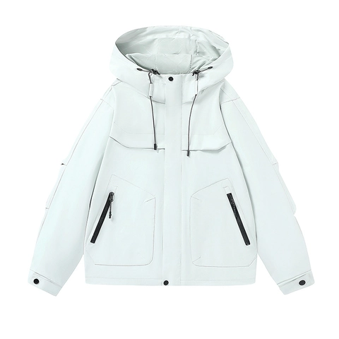 Unisex Outdoor Windjack Waterdicht Ademend Met Capuchon Lichtgewicht Jas Voor Wandelen Reizen Casual Losse Bovenkleding