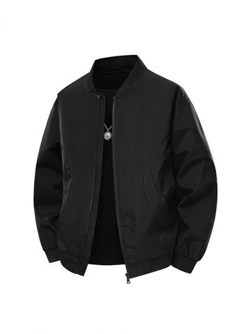 Herren Casual Bomberjacke Winddicht Wasserdicht Stehkragen Leichte Fliegerjacke Für Frühling Herbst Herren Outwear