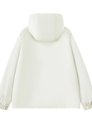 Chaqueta Hardshell de Poliéster para Exterior Unisex Impermeable Cortavientos con Capucha Estilo Montaña Senderismo Camping Primavera Otoño