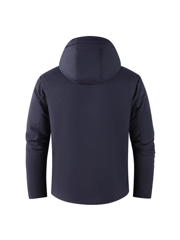 Giacca Imbottita Invernale da Uomo Outdoor Foderata in Pile con Cappuccio Antivento Impermeabile Parka Cappotto Casual Spesso Caldo Termico Taglie Forti Outwear
