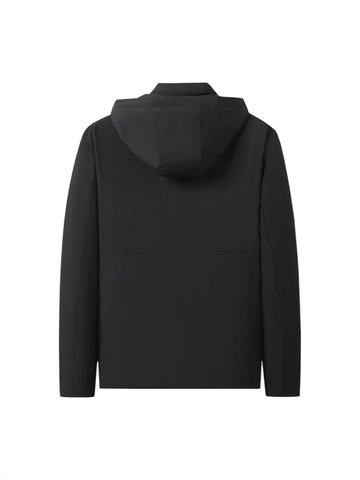 Herren Winter Graphen Wattierte Jacke Verdickter Warmer Mantel Mit Abnehmbarer Kapuze Winddicht Polyester Kunstpelz Futter Parka Casual Herren Kleidung
