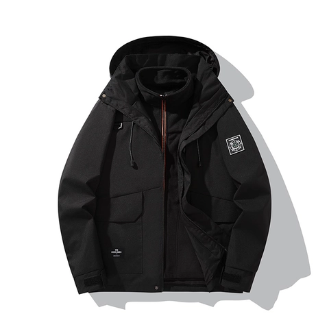 Veste Extérieure Professionnelle 3-en-1 Pour Femmes Hommes Coque Extérieure Imperméable Coupe-vent Et Doublure Polaire