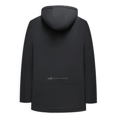 Veste Rembourrée d'Hiver pour Femmes à Capuche Coupe-vent Imperméable Grande Taille Manteau en Coton Chaud Décontracté